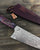 160mm Damasteel Petty Knife with Dyed Hawaiian Koa Handle